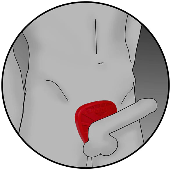 Silicone Fusion Viper Electro Cock Ring by ElectraStim