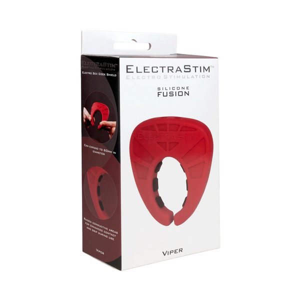 Silicone Fusion Viper Electro Cock Ring by ElectraStim