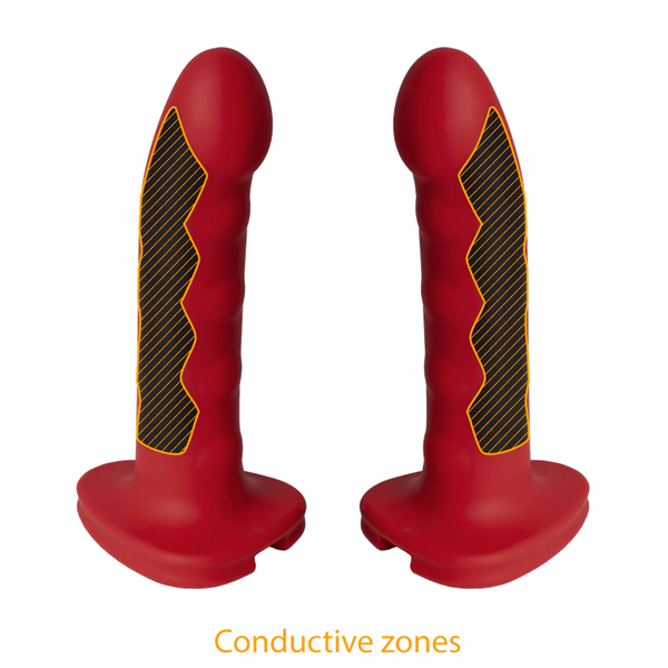Silicone Fusion Komodo Electro Dildo by ElectraStim