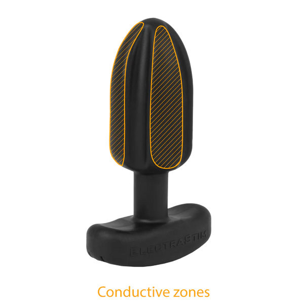 Silicone Noir 'Tartarus' Quadripolar Butt Plug by ElectraStim