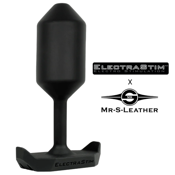 ElectraStim x Mr. S Leather - Silicone Electro Butt Plug by ElectraStim