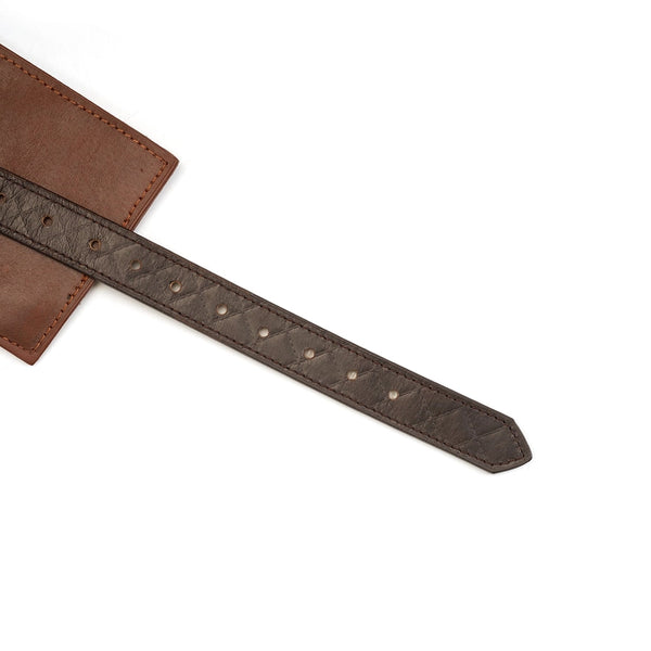 The Equestrian - Leather Bondage Waistbelt and Suspenders