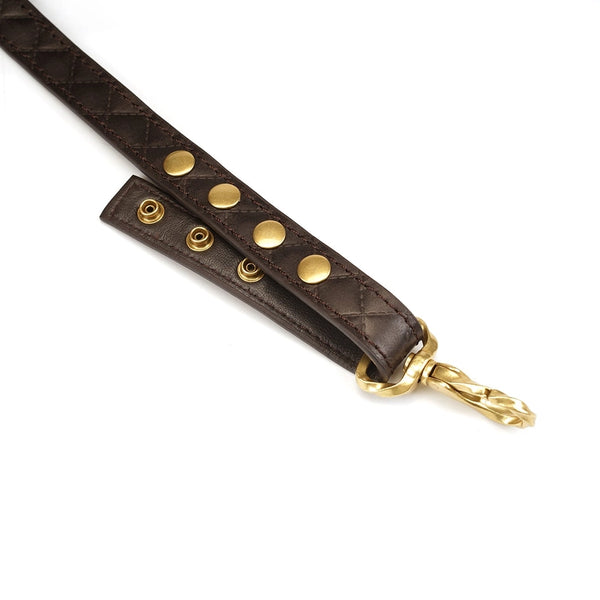 The Equestrian - Leather Bondage Waistbelt and Suspenders