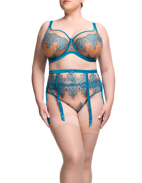 Fortunia Suspender Belt in Mosaic by Dita Von Teese