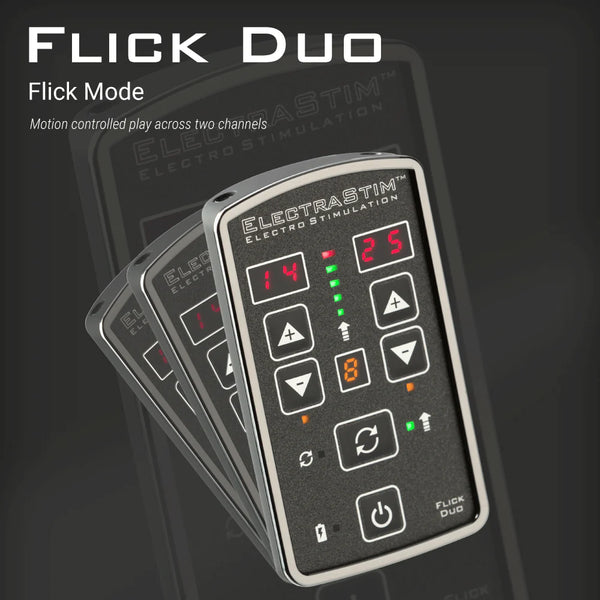Flick Duo Dual Output Stimulator Pack- EM80-E by ElectraStim