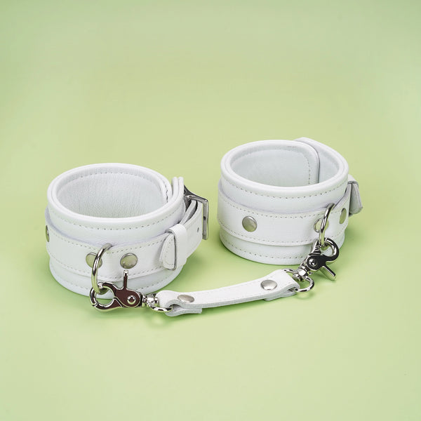 Fuji White Handcuffs by Liebe Seele