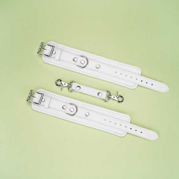 Fuji White Handcuffs by Liebe Seele