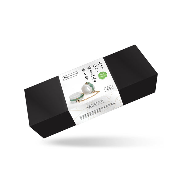 Fairy Green or Pink Leather Ankle Cuffs by Liebe Seele.