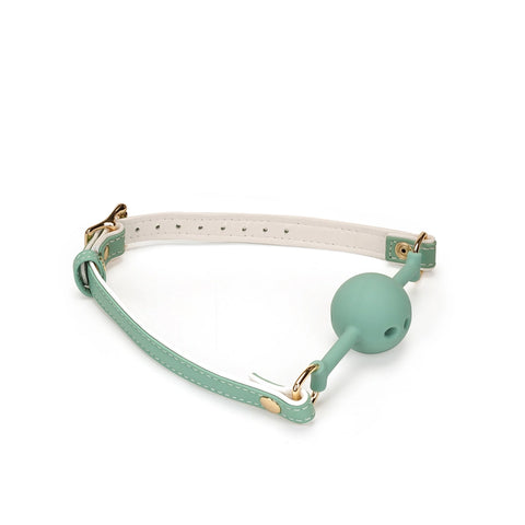 Fairy Green or Pink Leather Ball Gag by Liebe Seele