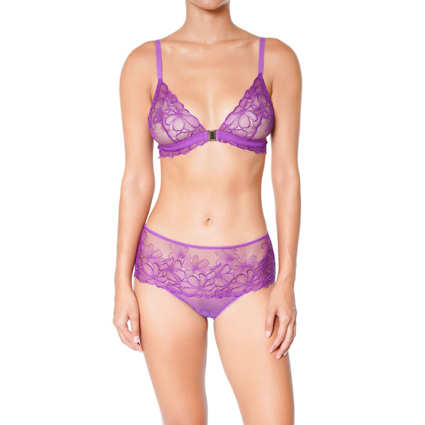 Symphony Non-Wired Bralette in Purple by HUIT