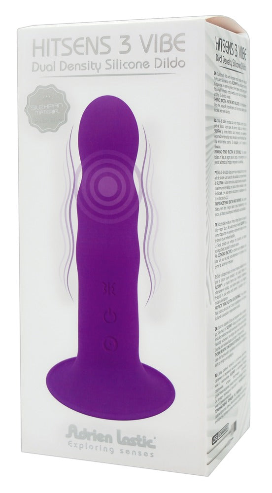 Hitsens 3 with Vibration by Adrien Lastic (7" Silicone Vibrator)
