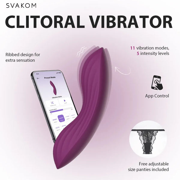 SVAKOM Edeny- App controlled panty vibrator