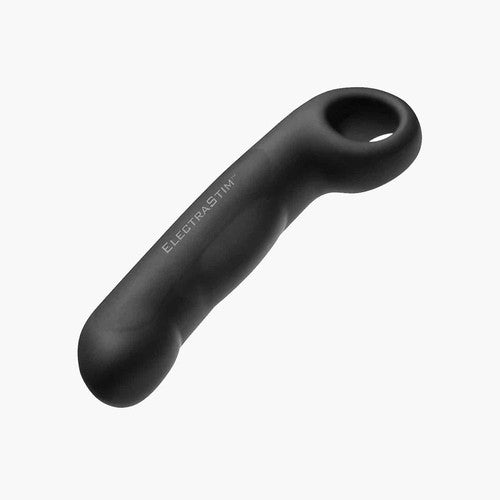 Silicone noir Ovid g-spot dildo by Electrastim