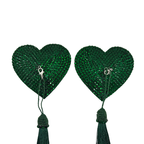 Emerald Hearts Handmade Tassels