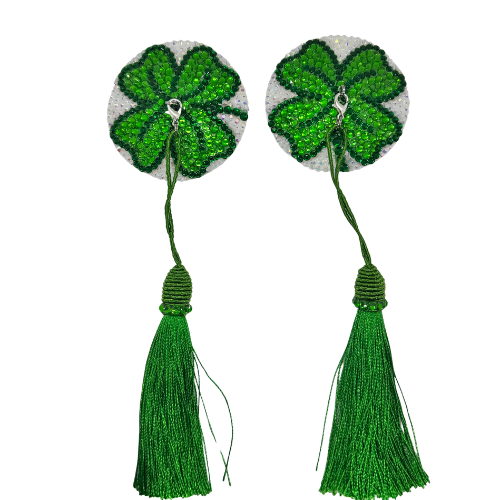 4 Leaf Clover Handmade Tassels