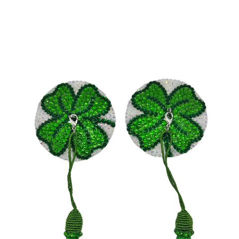 4 Leaf Clover Handmade Tassels