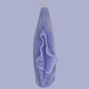 Handmade Pussy Candle Purple