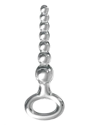 Icicles - Ring Wand Glass Dildo