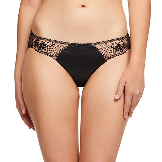 Julies Roses Black Brief