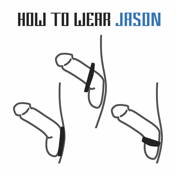 Jason - Adjustable strap Cock Ring