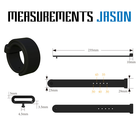 Jason - Adjustable strap Cock Ring