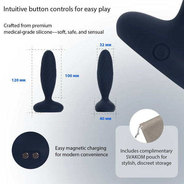 Jordan Interactive Thrusting Anal Vibrator by Svakom