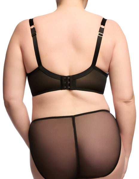 LAST FEW SIZES! Nom De Plume Full Figure Plunge Bra by Dita Von Teese (34E, 42DD)