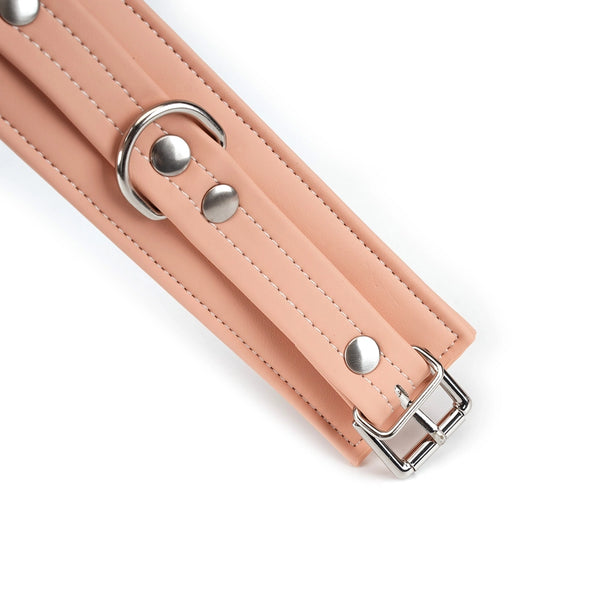 Organosilicon Ankle Cuffs by Liebe Seele Pink/Black