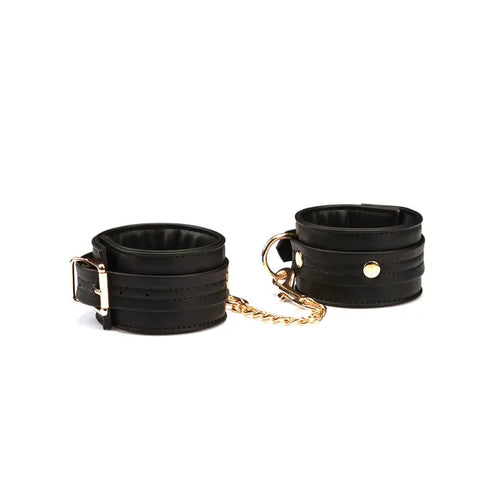 Organosilicon Wrist Cuffs by Liebe Seele Pink/Black