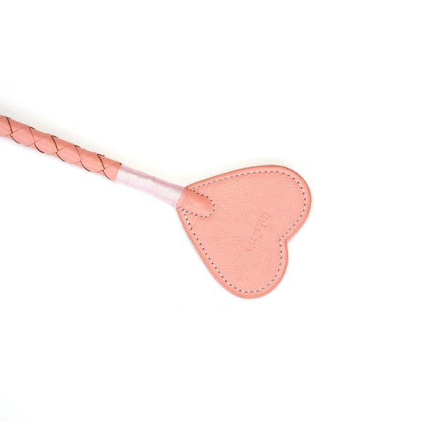Pink Dream Leather Riding Crop by Liebe Seele
