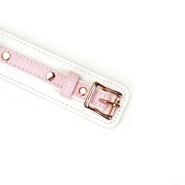 Fairy Green or Pink Leather Collar and Leash by Liebe Seele.