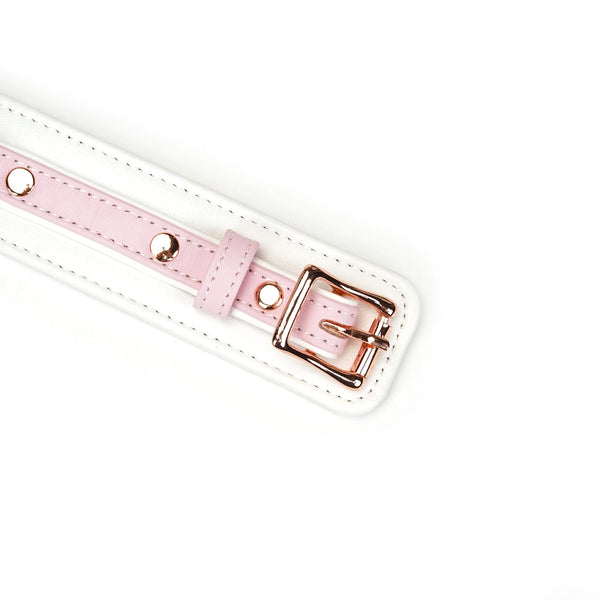 Goat Leather Collar and Leash by Liebe Seele. Choice of 2 colours