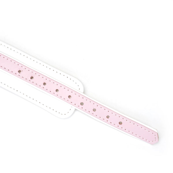 Fairy Green or Pink Leather Collar and Leash by Liebe Seele.