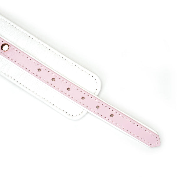 Fairy Green or Pink Leather Wrist Cuffs by Liebe Seele.
