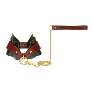 The Equestrian - Leather Posture Control Collar and Leash