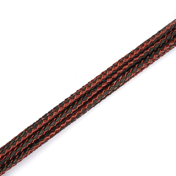 Red Wine Luxury Leather Cat O' Nine Tails by Liebe Seele