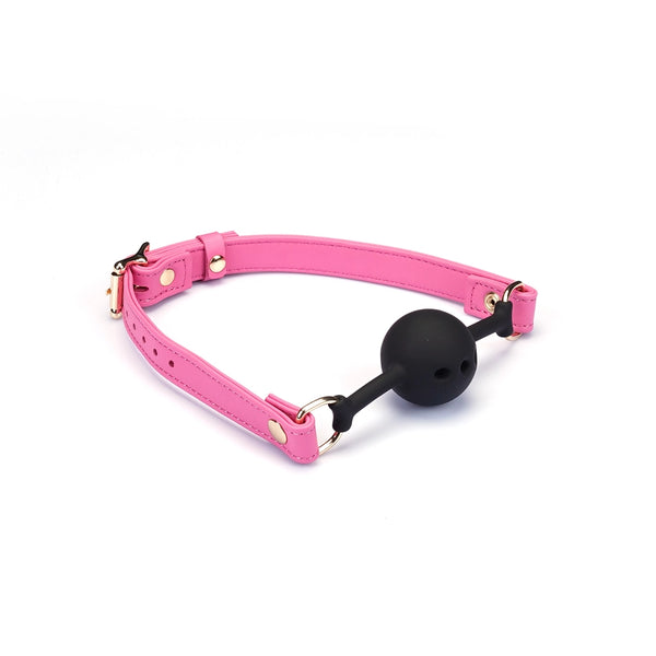Italian Leather Breathable Ball Gag by Liebe Seele