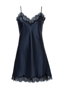 Silk Chemise in Navy by Sainted Sisters