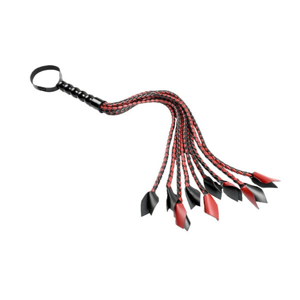 Braided Faux Leather Flogger