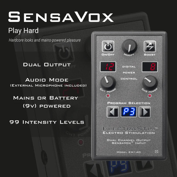 ElectraStim SensaVox Electro Sex Stimulator - EM140