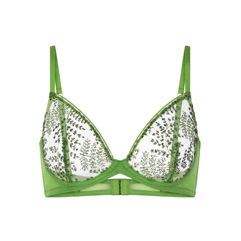Breeze in Apple Green Underwire Bra by HUIT