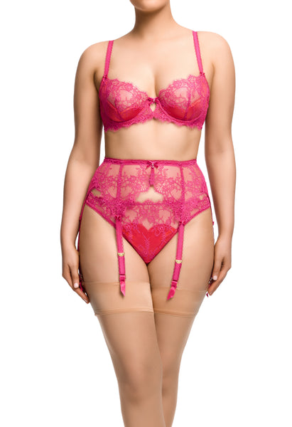 Zsa Zsa Underwired Bra in Magenta by Dita Von Teese