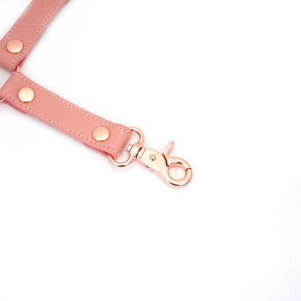 Pink Dream Leather Hogtie by Liebe Seele