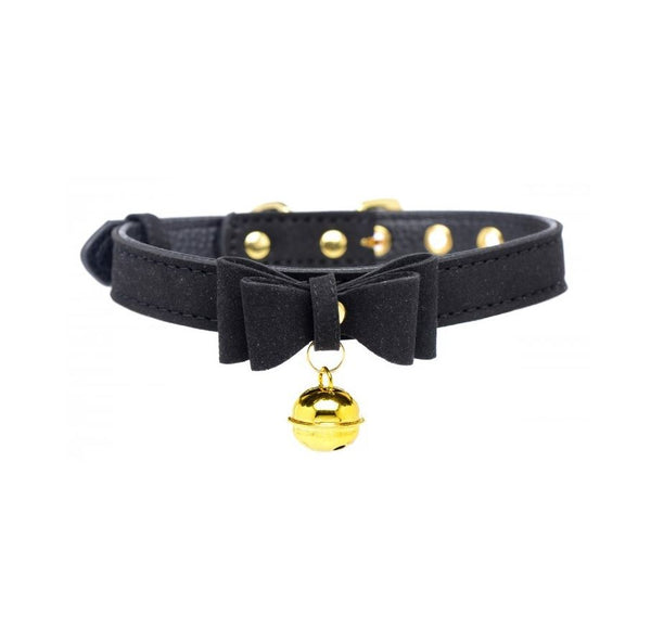 "Sugar Kitty" Cat Bell Collar in Pink or Black