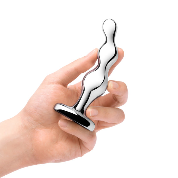 NEW! - B-Vibe Stainless Steel Anal Beads