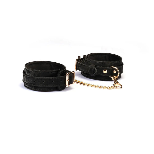 Boudoir Amor Vegan Ankle Cuffs Pink/Black