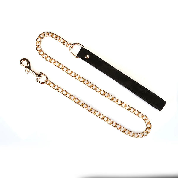Boudoir Amor Vegan Collar with Leash Pink/Black