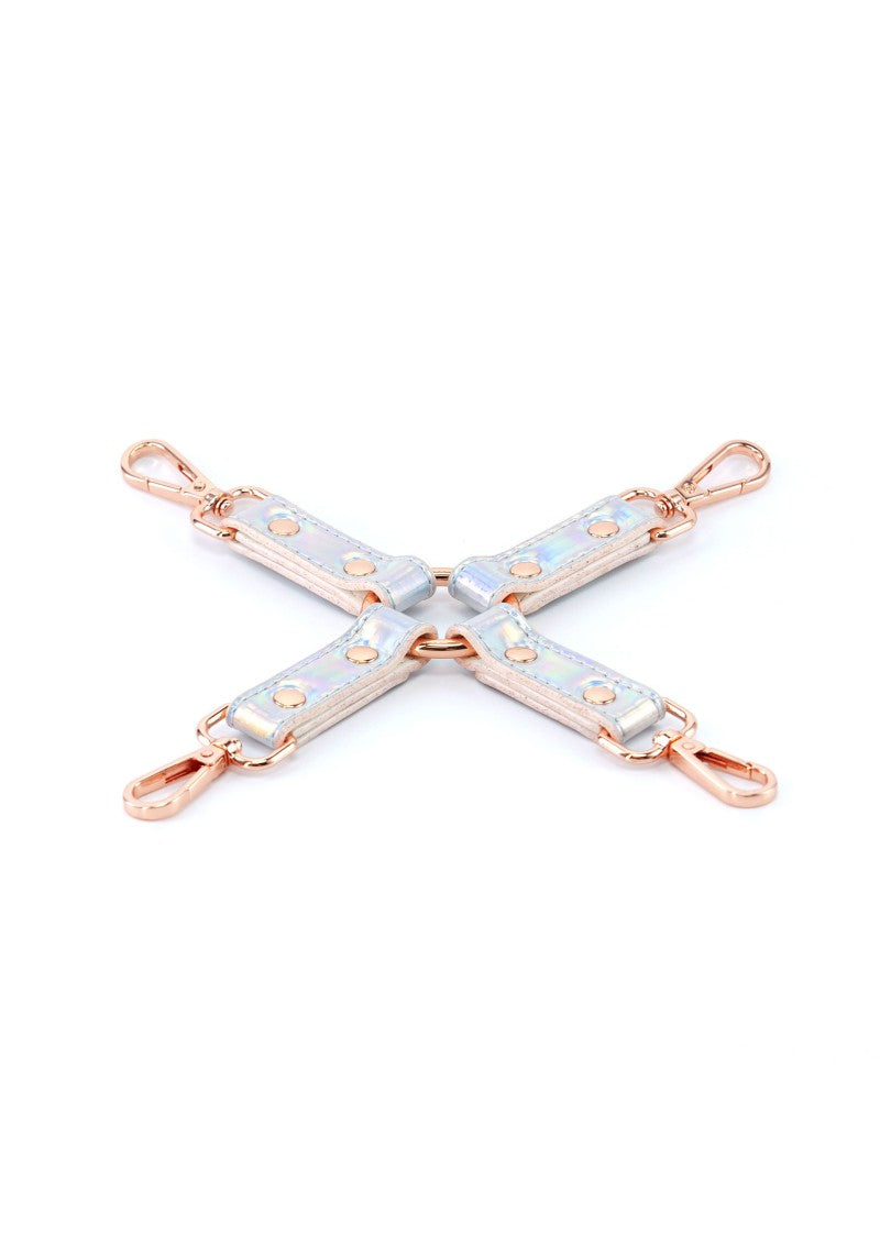 Silver Rainbow Holographic Bondage Hogtie