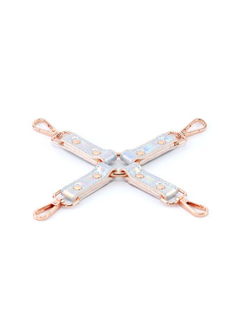 Silver Rainbow Holographic Bondage Hogtie