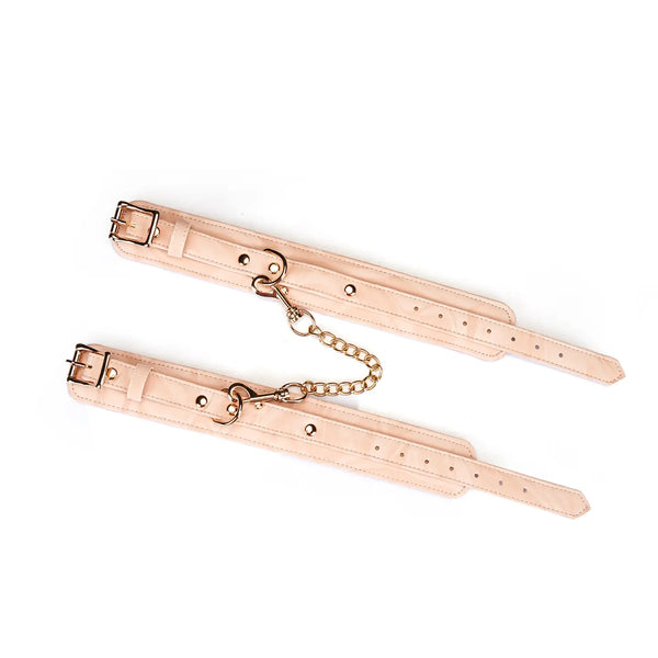 Boudoir Amor Vegan Ankle Cuffs Pink/Black